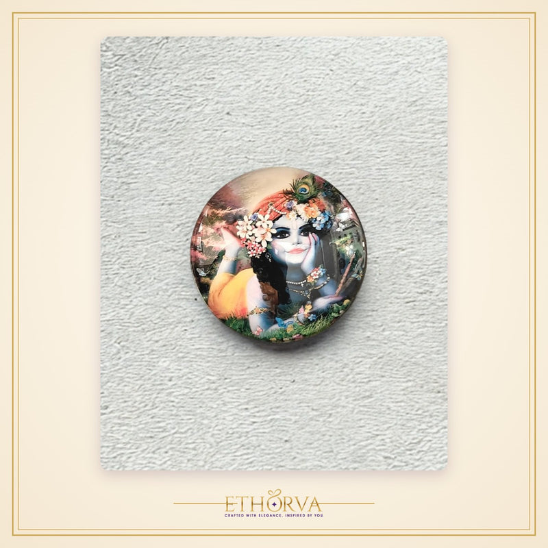 Bal Kanha Glass Magnet