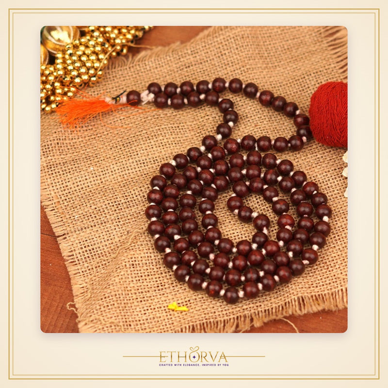 Certified Red Sandalwood (Lal Chandan) Jaap Mala