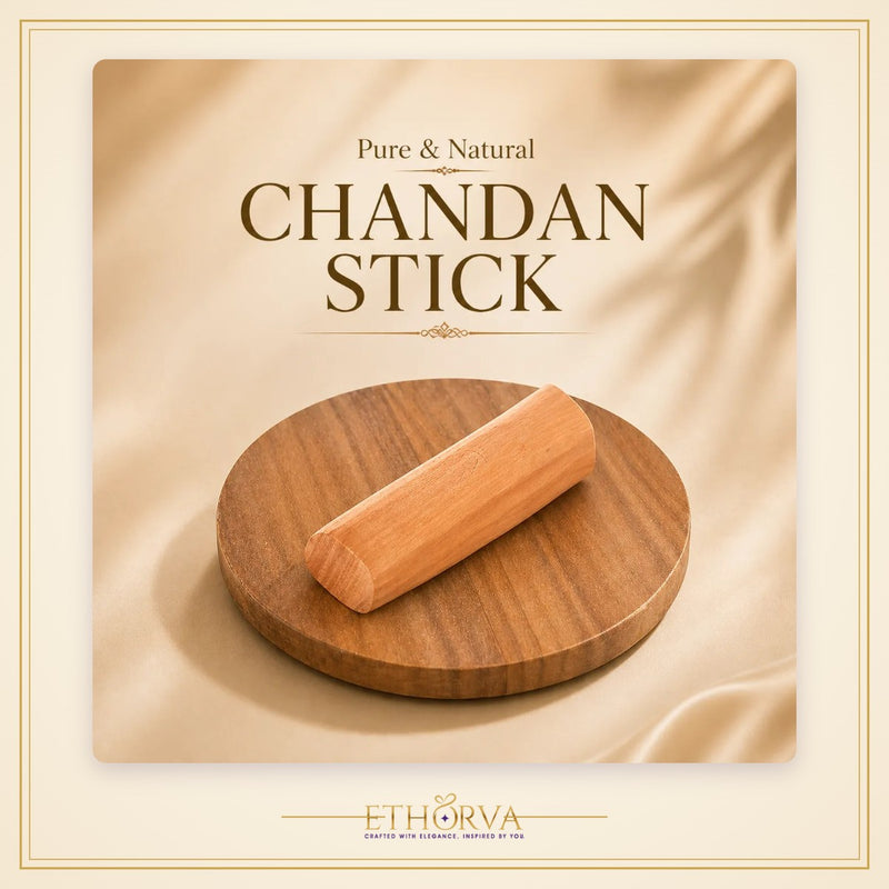 Chandan Stick with Chandan Patta – Pure Sandalwood for Tilak