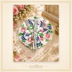 Cotton Laddu Gopal Poshak – Size 0, White Leaf Print