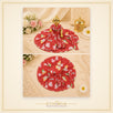 Cotton Laddu Gopal Poshak without Buckram – Size 1, Red Print