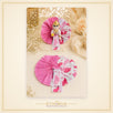 Cotton Laddu Gopal Poshak without Buckram – Size 2, Pink Polka Dot