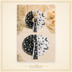Cotton Laddu Gopal Poshak without Buckram – Size 3, Black & White Print