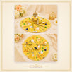 Cotton Laddu Gopal Poshak without Buckram – Size 3, Yellow Print