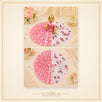 Cotton Laddu Gopal Poshak without Buckram – Size 4, Pink Moon & Stars