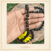 Desi ghee prepared black Tulsi japmala 108+1 beads ( 10 mm) - view 2