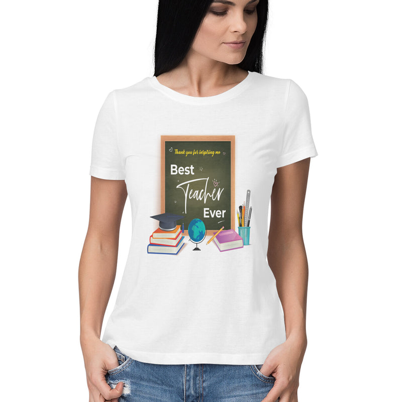Best Teacher Ever T-Shirt – t-shirt by Ethorva