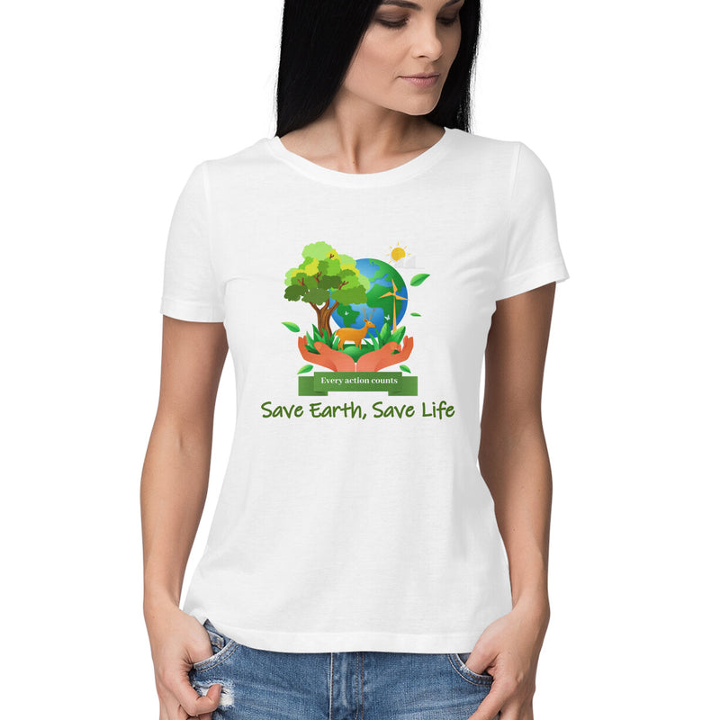Save Earth, Save Life T-Shirt – t-shirt by Ethorva