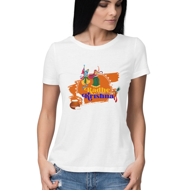 Radhe Krishna Devotional T-Shirt – t-shirt by Ethorva