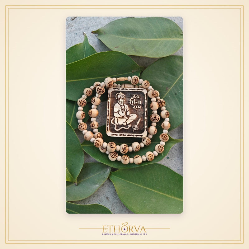 Hanuman Ji Premium Tulsi Locket Mala