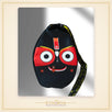 Jagannath Ji Black Multi Print Japa Bag