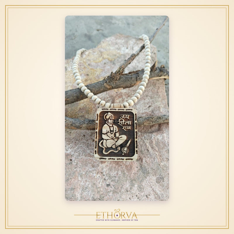 Jai Sitaram Hanuman Ji Locket Mala - view 3