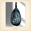 Krishna with flute black japa bag - view 3