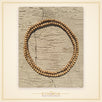 Light brown gol daana Tulsi kanthi mala 2 round