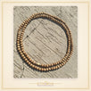 Light brown gol daana Tulsi kanthi mala 2 round - view 3