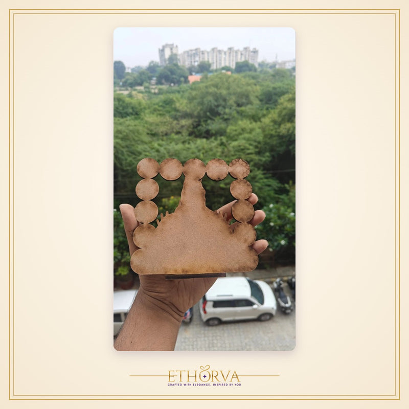Premanandji maharaj MDF cutout - view 2