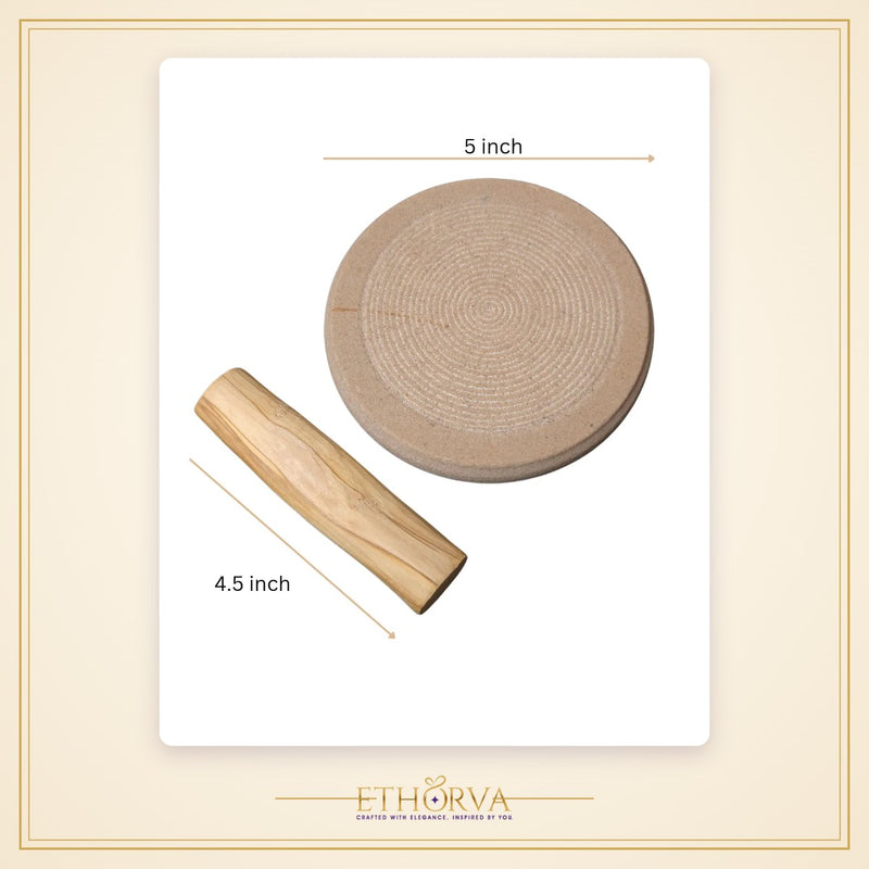 Pure Sandalwood Stick with Rubbing Stone – 100% original - view 3