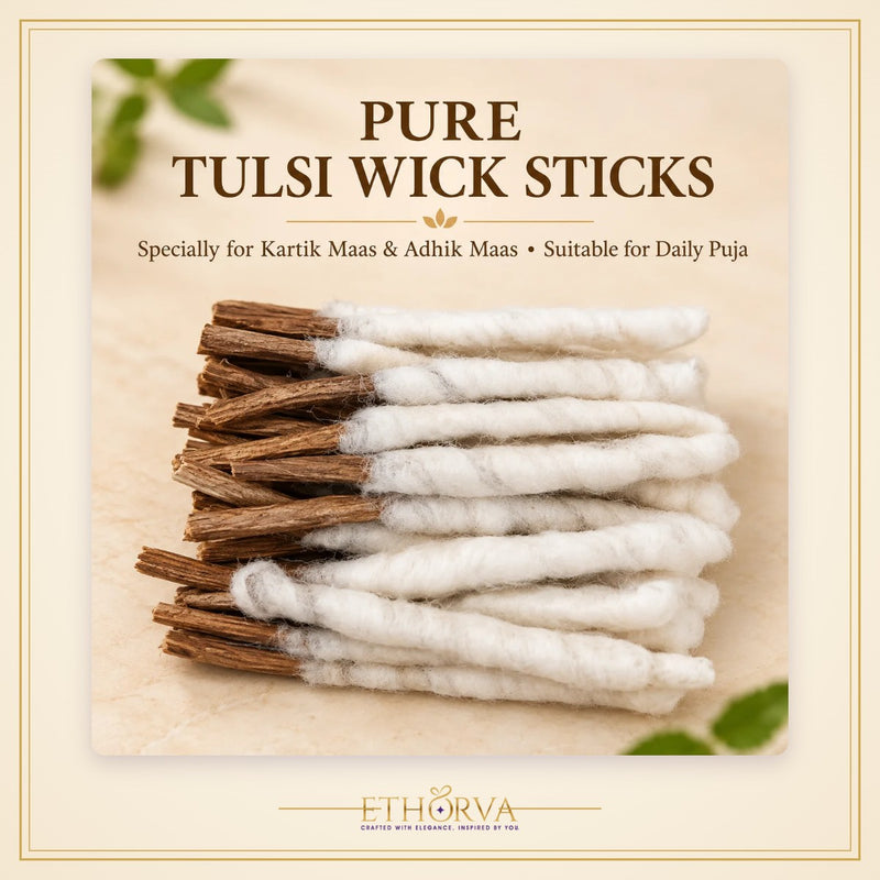 Pure Tulsi Wood Wick Sticks