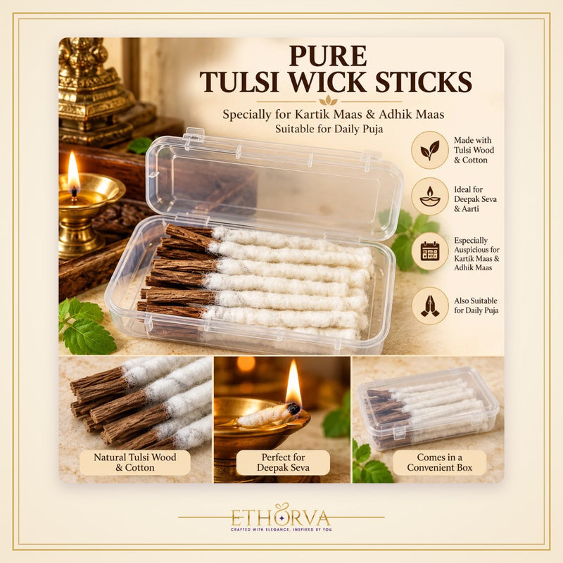 Pure Tulsi Wood Wick Sticks - view 2