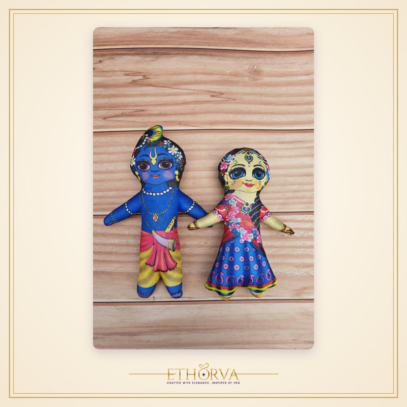 Radha Krishna Soft Toys (Small)
