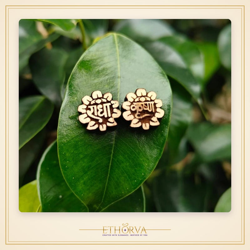 Radha Krishna Tulsi Earrings