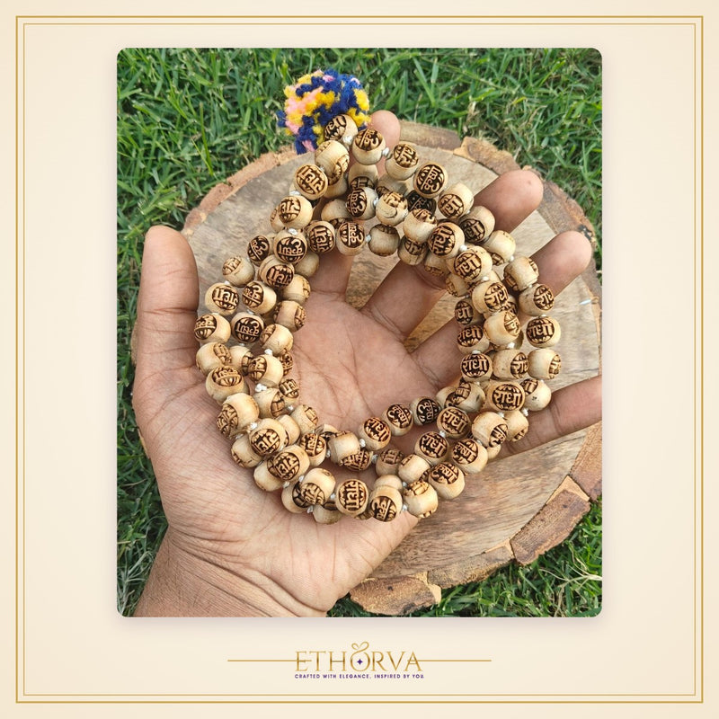 Radha Krishna Tulsi japmala 108+1 beads - view 3