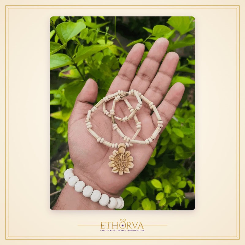 Radha Locket Tulsi Kanthi Mala – Type 2 - view 2