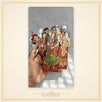 Radha Rani Ashtasakhia MDF Cutout – Divine Temple Decor