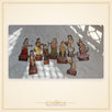 Radha Rani Ashtasakhia MDF Cutout – Divine Temple Decor - view 2