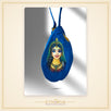 Radha Rani Face Blue Multiprint Japa Bag - view 4