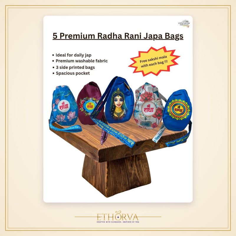 Radha rani lover’s japa bags combo