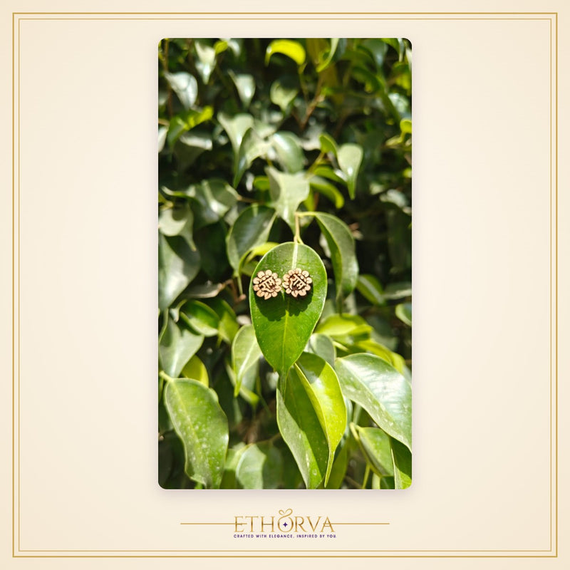 Ram naam Tulsi Earrings