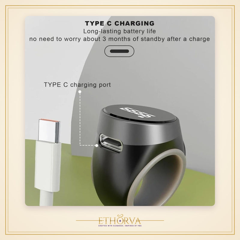 Rechargeable S9 Digital Finger counter with digit OLED display – Type C Charging (Multi Colour) - view 2