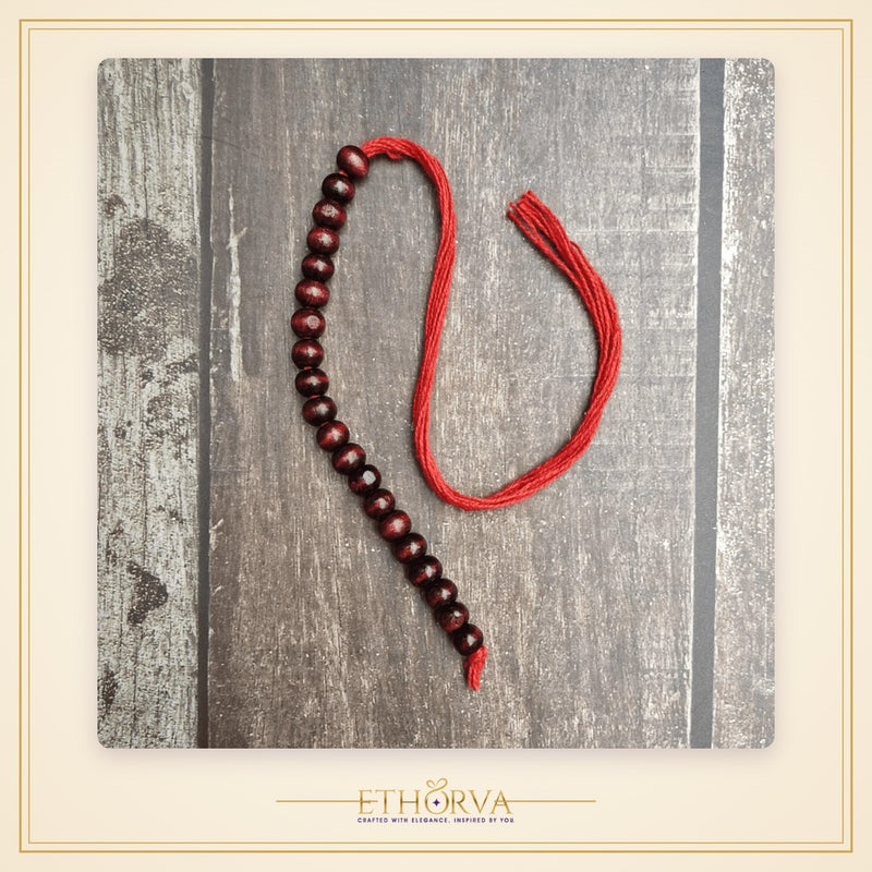 Red Chandan Beads Sakshi Mala