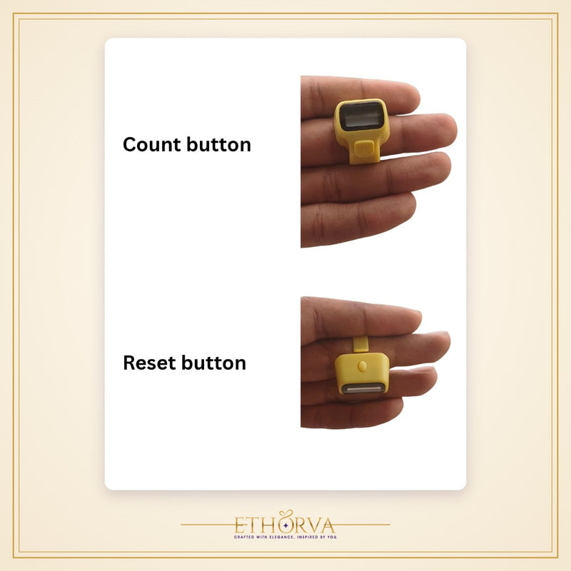Ring Naam Jap Counter with Top Reset Button (Multi Colour) - view 2