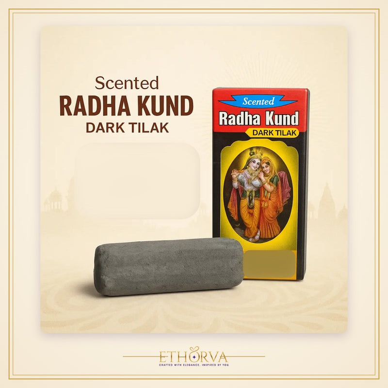 Scented Radha Kund Dark Tilak