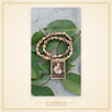 Shree harivansh mahaprabhu Tulsi locket with radha tulsi beads - view 2