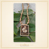 Shree harivansh mahaprabhu Tulsi locket with radha tulsi beads - view 3