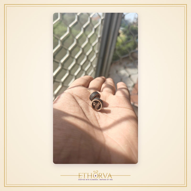 Shree harivansh tulsi earrings - view 2