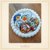 Shree Radha & Radha Krishna Pin Badge Brooch - view 2