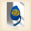 Shree Radha Blue Multi Print Japa Bag