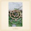 Shree Radha Flower shape locket mala with radha tulsi beads