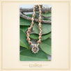 Shree Radha Flower shape locket mala with radha tulsi beads - view 2