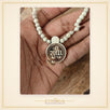 Shree Radha gol Shaped Locket Mala - view 2