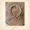 Shree radha heart shape locket mala
