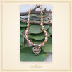 Shree radha heart shape tulsi locket mala with radha tulsi beads - view 2