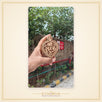 Shree radha leaf shape kadamb wood naam seva - view 2