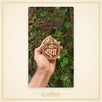 Shree Radha Oval Shape Kadamb Wood Naam Seva - view 2