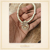 Shree Radha Round Shaped Tulsi Locket Mala - view 2