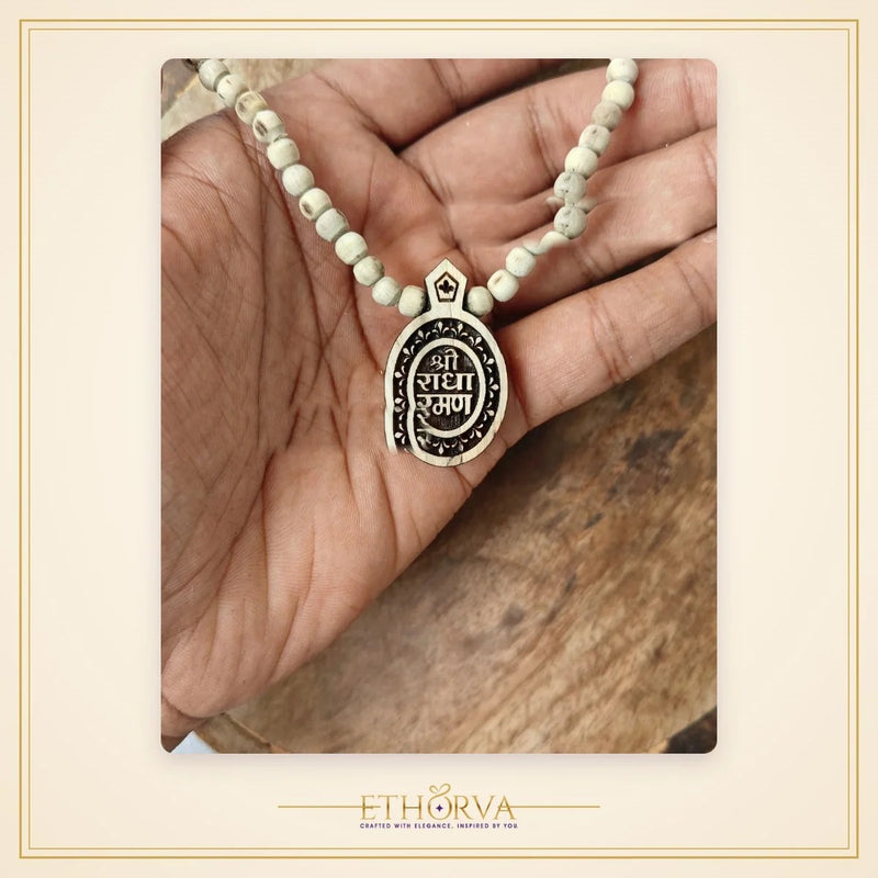 Shree Radharaman Ji Tulsi locket mala - view 2